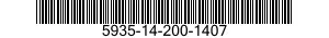 5935-14-200-1407 BACKSHELL,ELECTRICAL CONNECTOR 5935142001407 142001407