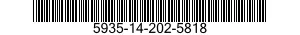 5935-14-202-5818 CONNECTOR,RECEPTACLE,ELECTRICAL 5935142025818 142025818
