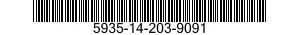 5935-14-203-9091 CONNECTOR,RECEPTACLE,ELECTRICAL 5935142039091 142039091