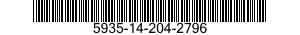 5935-14-204-2796 BACKSHELL,ELECTRICAL CONNECTOR 5935142042796 142042796