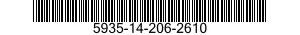 5935-14-206-2610 BACKSHELL,ELECTRICAL CONNECTOR 5935142062610 142062610