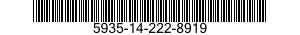 5935-14-222-8919 CONNECTOR,PLUG,ELECTRICAL 5935142228919 142228919