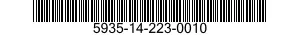 5935-14-223-0010  5935142230010 142230010