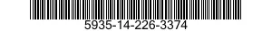 5935-14-226-3374 SOCKET,PLUG-IN ELECTRONIC COMPONENTS 5935142263374 142263374