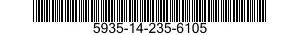 5935-14-235-6105 CONNECTOR,PLUG,ELECTRICAL 5935142356105 142356105