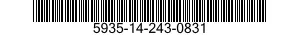 5935-14-243-0831  5935142430831 142430831