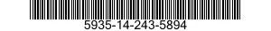 5935-14-243-5894 CONNECTOR,PLUG,ELECTRICAL 5935142435894 142435894