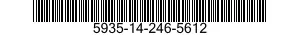 5935-14-246-5612 SOCKET,PLUG-IN ELECTRONIC COMPONENTS 5935142465612 142465612