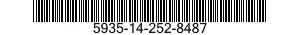5935-14-252-8487 CONNECTOR,PLUG,ELECTRICAL 5935142528487 142528487