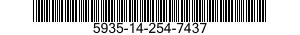 5935-14-254-7437 CONNECTOR,PLUG,ELECTRICAL 5935142547437 142547437