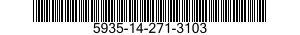 5935-14-271-3103 CONNECTOR,PLUG,ELECTRICAL 5935142713103 142713103
