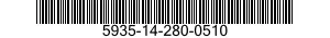 5935-14-280-0510  5935142800510 142800510
