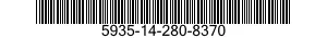5935-14-280-8370 CONNECTOR,PLUG,ELECTRICAL 5935142808370 142808370