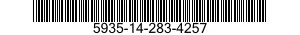 5935-14-283-4257  5935142834257 142834257