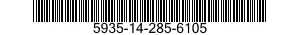 5935-14-285-6105 CONNECTOR,RECEPTACLE,ELECTRICAL 5935142856105 142856105