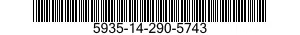 5935-14-290-5743 CONNECTOR,PLUG,ELECTRICAL 5935142905743 142905743