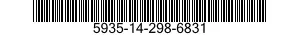 5935-14-298-6831  5935142986831 142986831