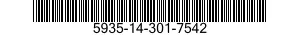 5935-14-301-7542 CONNECTOR,RECEPTACLE,ELECTRICAL 5935143017542 143017542