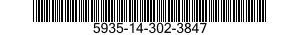 5935-14-302-3847 CONNECTOR,RECEPTACLE,ELECTRICAL 5935143023847 143023847