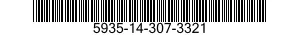 5935-14-307-3321 CONNECTOR,PLUG,ELECTRICAL 5935143073321 143073321