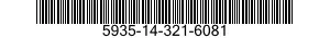 5935-14-321-6081 CONNECTOR,RECEPTACLE,ELECTRICAL 5935143216081 143216081