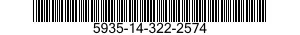 5935-14-322-2574 SOCKET,PLUG-IN ELECTRONIC COMPONENTS 5935143222574 143222574