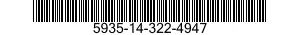5935-14-322-4947 CONNECTOR,RECEPTACLE,ELECTRICAL 5935143224947 143224947