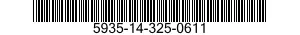 5935-14-325-0611 CONNECTOR,RECEPTACLE,ELECTRICAL 5935143250611 143250611