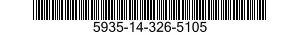 5935-14-326-5105 CONNECTOR,PLUG,ELECTRICAL 5935143265105 143265105