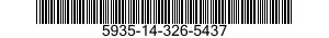 5935-14-326-5437  5935143265437 143265437