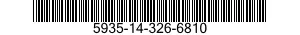 5935-14-326-6810 CONNECTOR,PLUG,ELECTRICAL 5935143266810 143266810