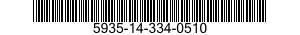 5935-14-334-0510 CONNECTOR,PLUG,ELECTRICAL 5935143340510 143340510