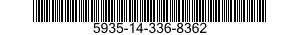 5935-14-336-8362 CONNECTOR,PLUG,ELECTRICAL 5935143368362 143368362