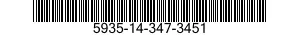 5935-14-347-3451 CONNECTOR,RECEPTACLE,ELECTRICAL 5935143473451 143473451