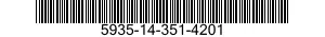 5935-14-351-4201 SOCKET,NONPLUG-IN ELECTRONIC COMPONENTS 5935143514201 143514201