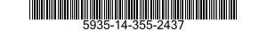 5935-14-355-2437 SOCKET,NONPLUG-IN ELECTRONIC COMPONENTS 5935143552437 143552437