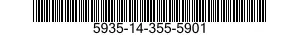 5935-14-355-5901 CLAMP,CABLE,ELECTRICAL CONNECTOR 5935143555901 143555901
