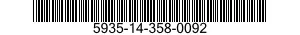 5935-14-358-0092 SHELL,ELECTRICAL CONNECTOR 5935143580092 143580092