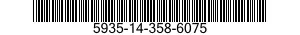 5935-14-358-6075 CONNECTOR,RECEPTACLE,ELECTRICAL 5935143586075 143586075