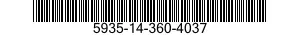 5935-14-360-4037 INSERT,ELECTRICAL CONNECTOR 5935143604037 143604037