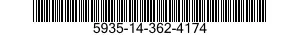 5935-14-362-4174 SOCKET,PLUG-IN ELECTRONIC COMPONENTS 5935143624174 143624174