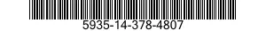 5935-14-378-4807 CONNECTOR,PLUG,ELECTRICAL 5935143784807 143784807