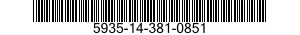 5935-14-381-0851 POLARIZING KEY,ELECTRICAL CONNECTOR 5935143810851 143810851
