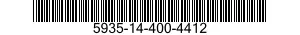 5935-14-400-4412 CONNECTOR,PLUG,ELECTRICAL 5935144004412 144004412