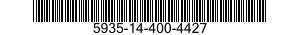 5935-14-400-4427 CONNECTOR,PLUG,ELECTRICAL 5935144004427 144004427
