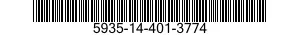 5935-14-401-3774 SOCKET,NONPLUG-IN ELECTRONIC COMPONENTS 5935144013774 144013774