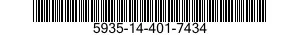 5935-14-401-7434 CONNECTOR ASSEMBLY,ELECTRICAL 5935144017434 144017434