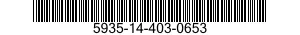 5935-14-403-0653 SOCKET,NONPLUG-IN ELECTRONIC COMPONENTS 5935144030653 144030653