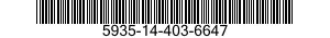 5935-14-403-6647  5935144036647 144036647