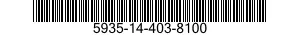 5935-14-403-8100 CONNECTOR,PLUG,ELECTRICAL 5935144038100 144038100
